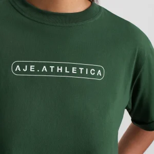 Cheap Aje ATHLETICA Cropped Logo Tee 105 Pine Green