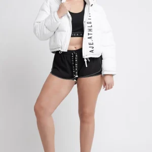 Best Sale Aje ATHLETICA Cropped Puffer Jacket 001 White