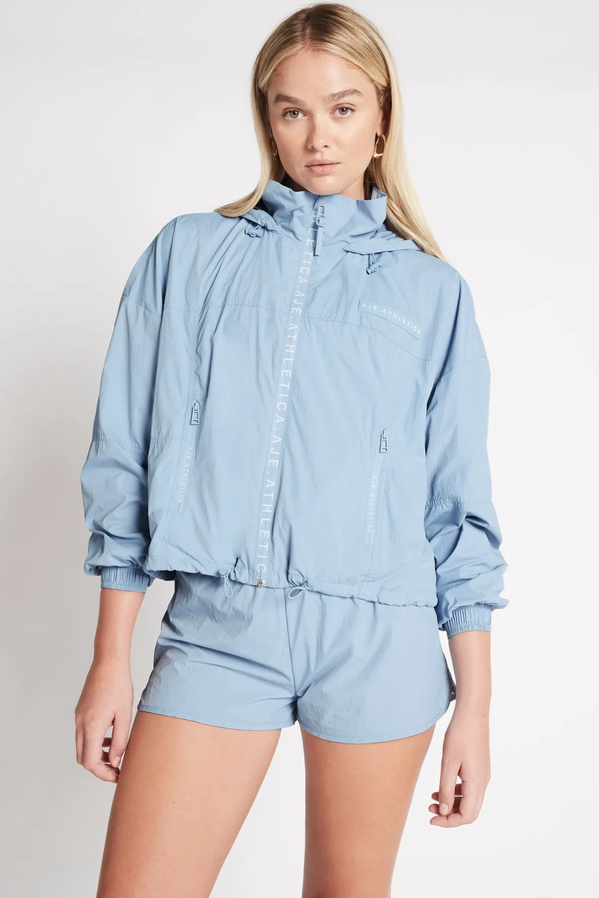 cropped_signature_badge_logo_spray_jacket__2.webp Cheap Aje ATHLETICA Cropped Signature Badge Logo Spray Jacket 708 Steel Blue