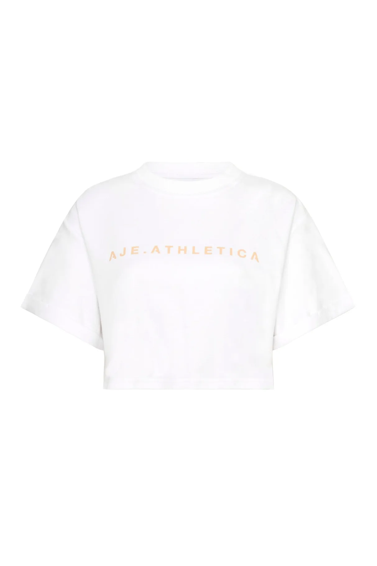 cropped_signature_logo_tshirt__1-3.webp New Aje ATHLETICA Cropped Signature Logo T-Shirt 104 White/Sand