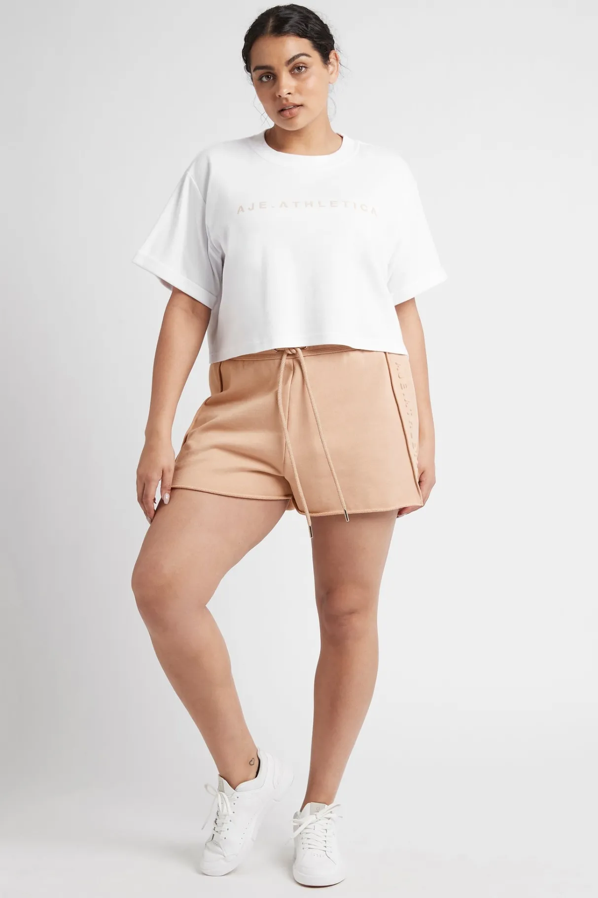 cropped_signature_logo_tshirt__15-1.webp New Aje ATHLETICA Cropped Signature Logo T-Shirt 104 White/Sand