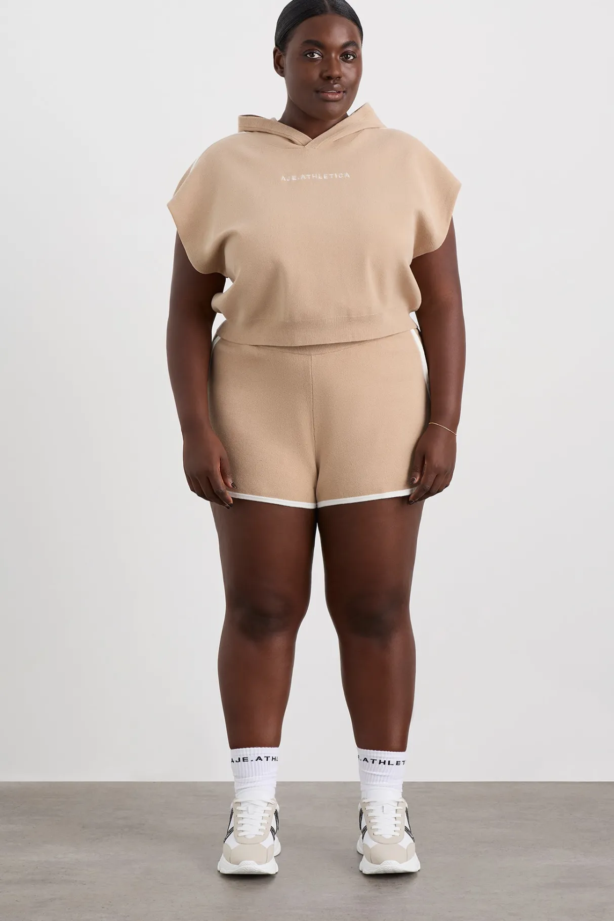 cropped_sleeveless_knit__10.webp Sale Aje ATHLETICA Cropped Sleeveless Knit 402 Natural Tan