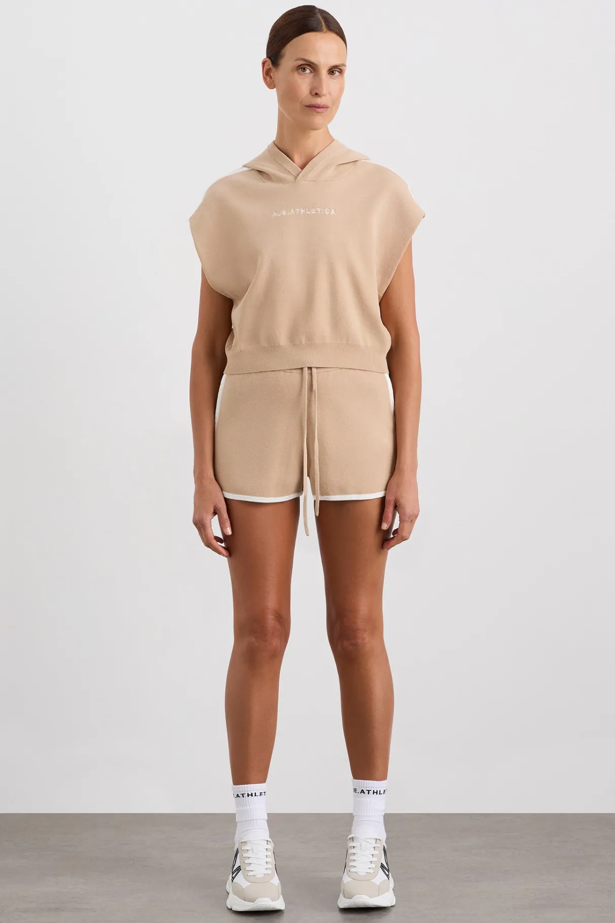 cropped_sleeveless_knit__2.webp Sale Aje ATHLETICA Cropped Sleeveless Knit 402 Natural Tan