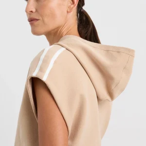 Sale Aje ATHLETICA Cropped Sleeveless Knit 402 Natural Tan