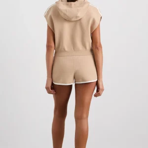 Sale Aje ATHLETICA Cropped Sleeveless Knit 402 Natural Tan