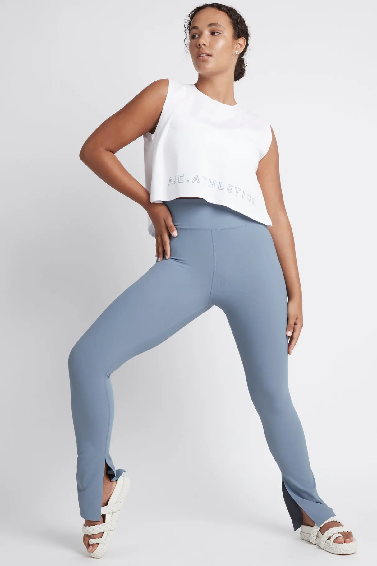 cropped_split_back_tank__11-1.webp Cheap Aje ATHLETICA Cropped Split Back Tank 112 White/Storm Blue