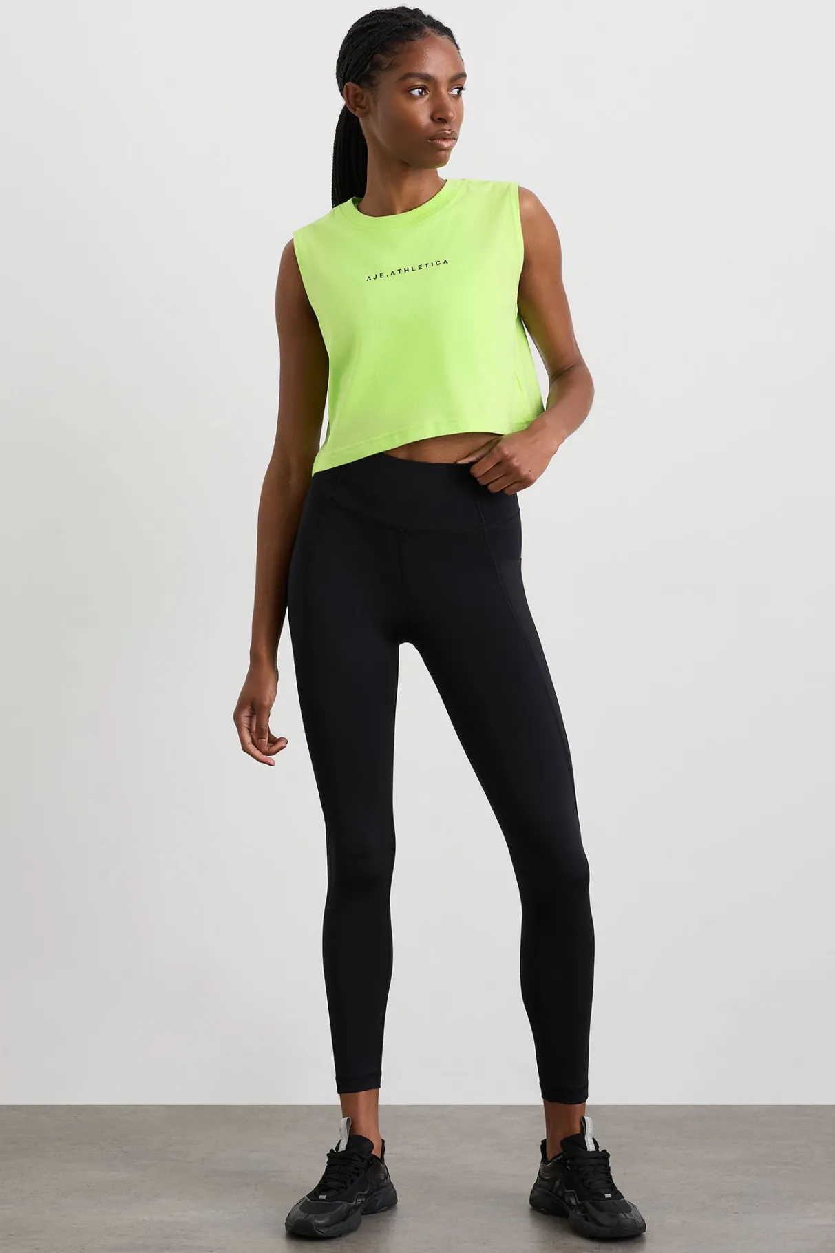 cropped_tank__2-1.webp Hot Aje ATHLETICA Cropped Tank 106 Lime Green