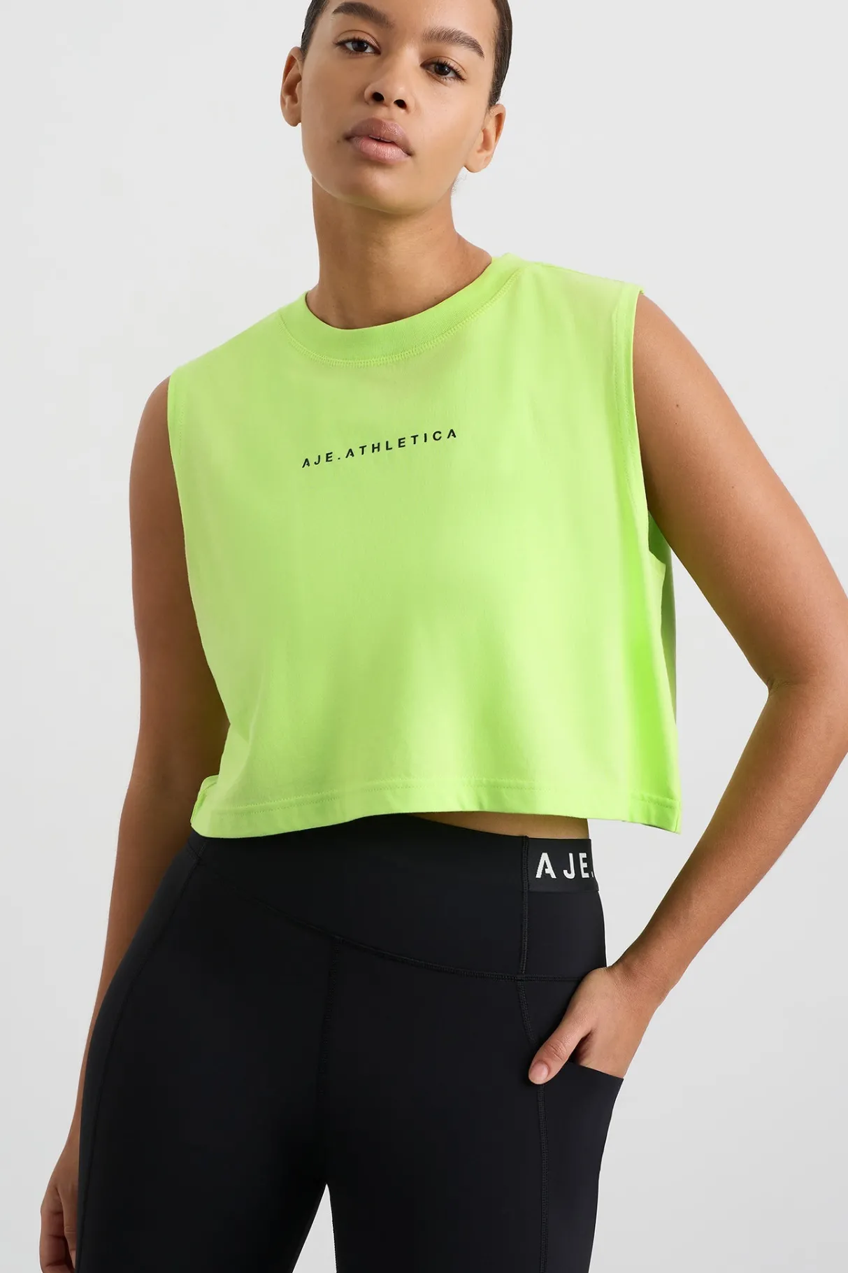 cropped_tank__9-1.webp Hot Aje ATHLETICA Cropped Tank 106 Lime Green