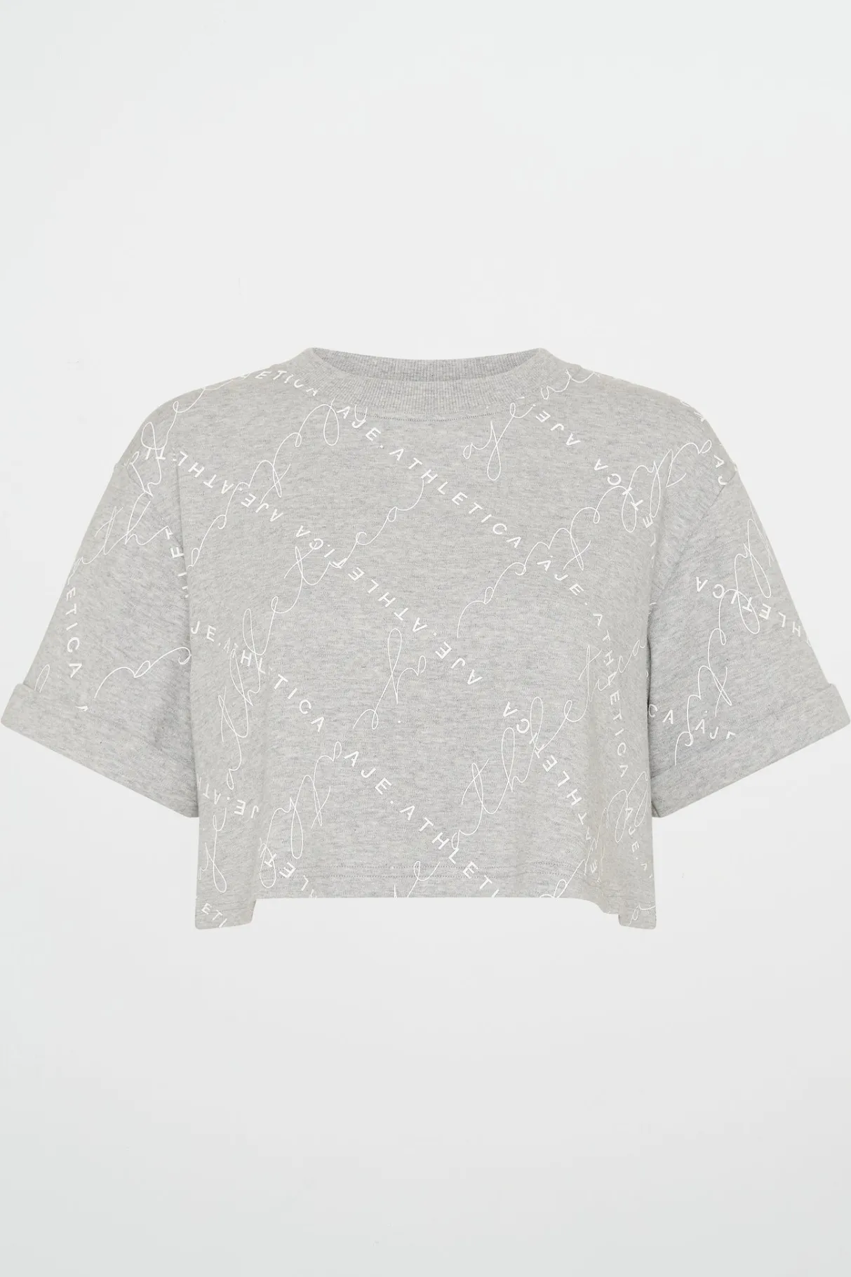 cropped_tee__1-2.webp Discount Aje ATHLETICA Cropped Tee 105 Grey Marle