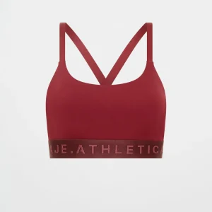 Clearance Aje ATHLETICA Cross Back Bra 359 Plum Red