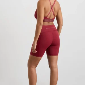 Clearance Aje ATHLETICA Cross Back Bra 359 Plum Red