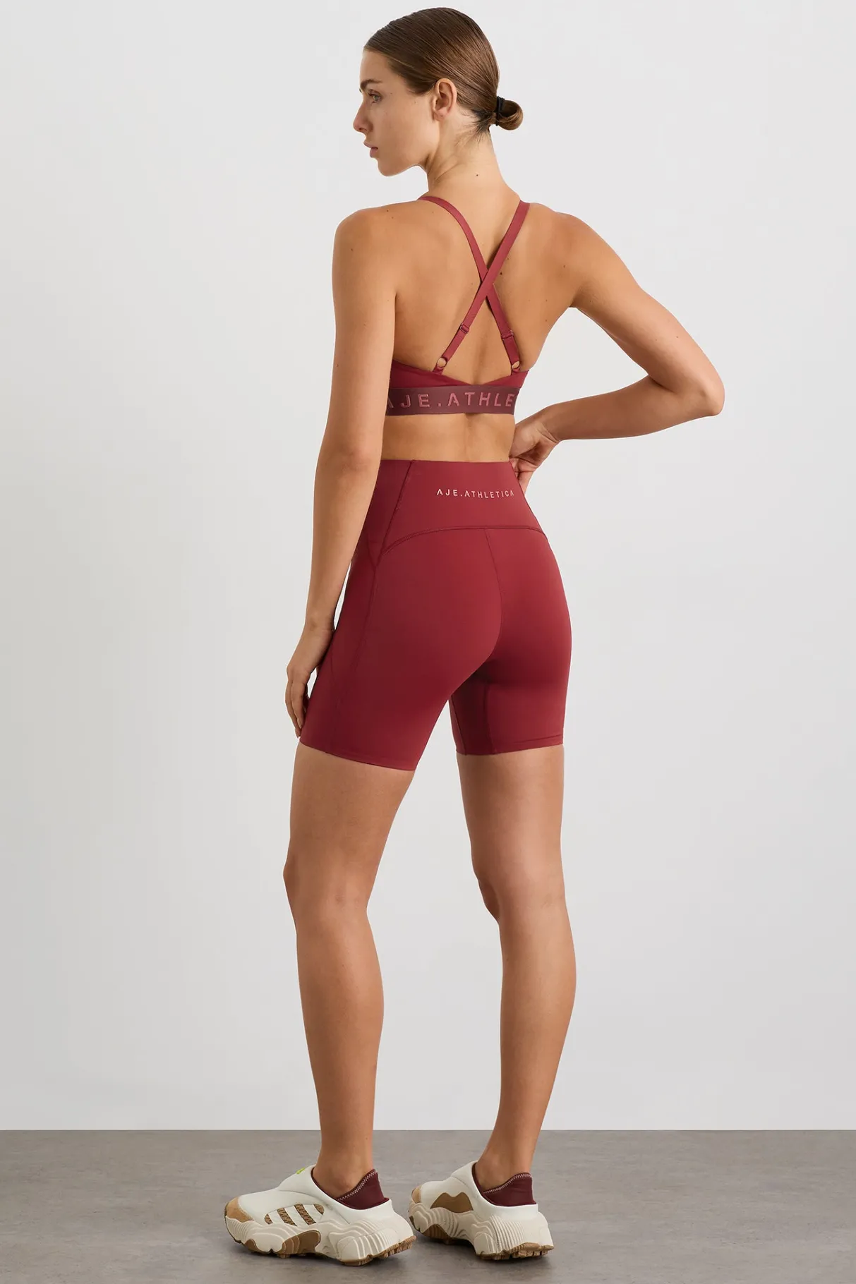 cross_back_bra__5.webp Clearance Aje ATHLETICA Cross Back Bra 359 Plum Red