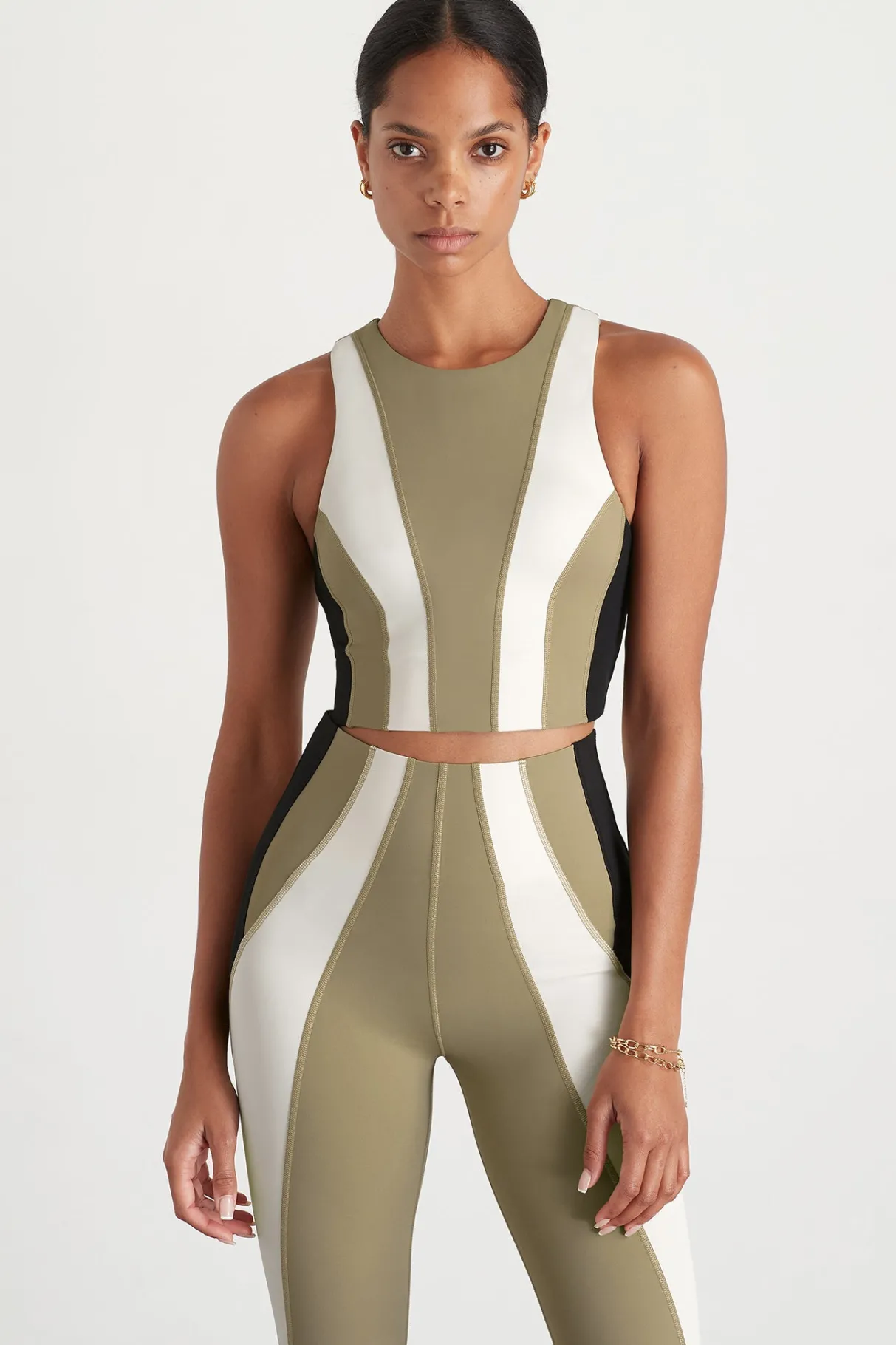 cross_back_crop_top__0-2.webp Online Aje ATHLETICA Cross Back Crop Top 316 Soft Khaki Multi