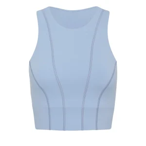 Online Aje ATHLETICA Cross Back Crop Top 316 Steel Blue