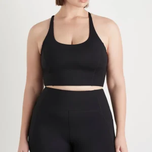 Online Aje ATHLETICA Cross Back Crop Top 301 Black
