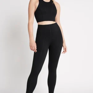 Hot Aje ATHLETICA Cross Back Crop Top 316 Black