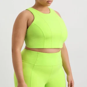 Flash Sale Aje ATHLETICA Cross Back Crop Top 316 Lime Green