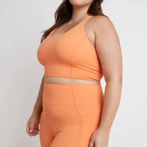 Best Sale Aje ATHLETICA Cross Back Crop Top 312 Tangerine Orange