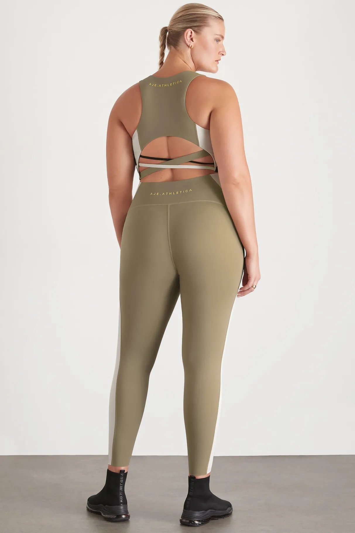 cross_back_crop_top__15.webp Online Aje ATHLETICA Cross Back Crop Top 316 Soft Khaki Multi