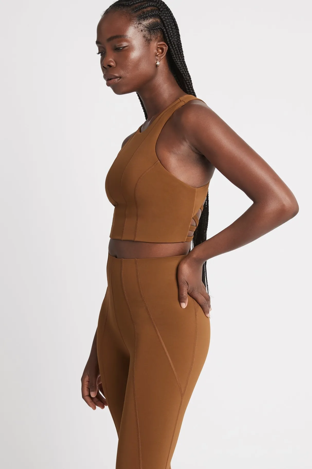 cross_back_crop_top__2-8.webp Shop Aje ATHLETICA Cross Back Crop Top 316 Coffee/Gold