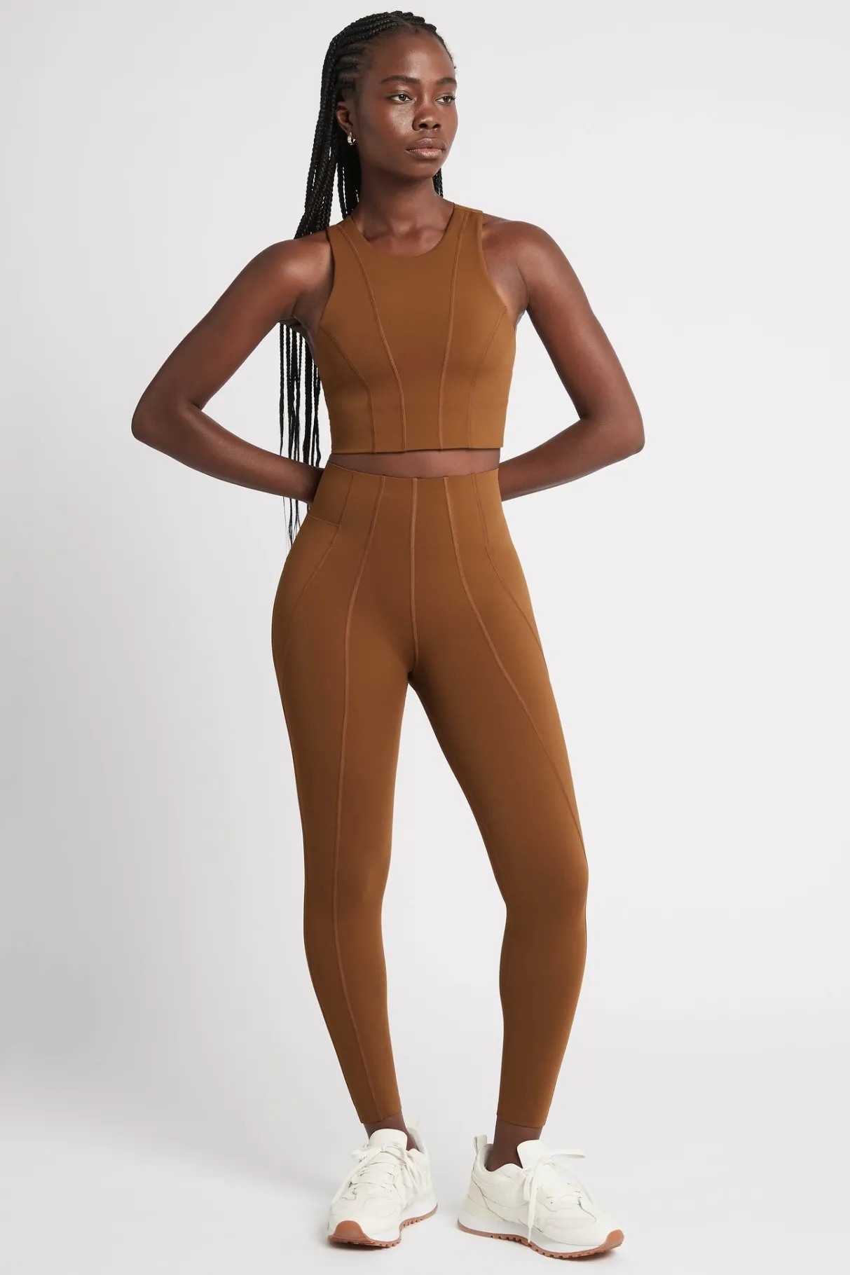 cross_back_crop_top__4-8.webp Shop Aje ATHLETICA Cross Back Crop Top 316 Coffee/Gold