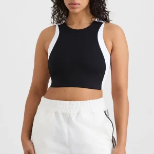 Outlet Aje ATHLETICA Cross Back Crop Top 311 Black