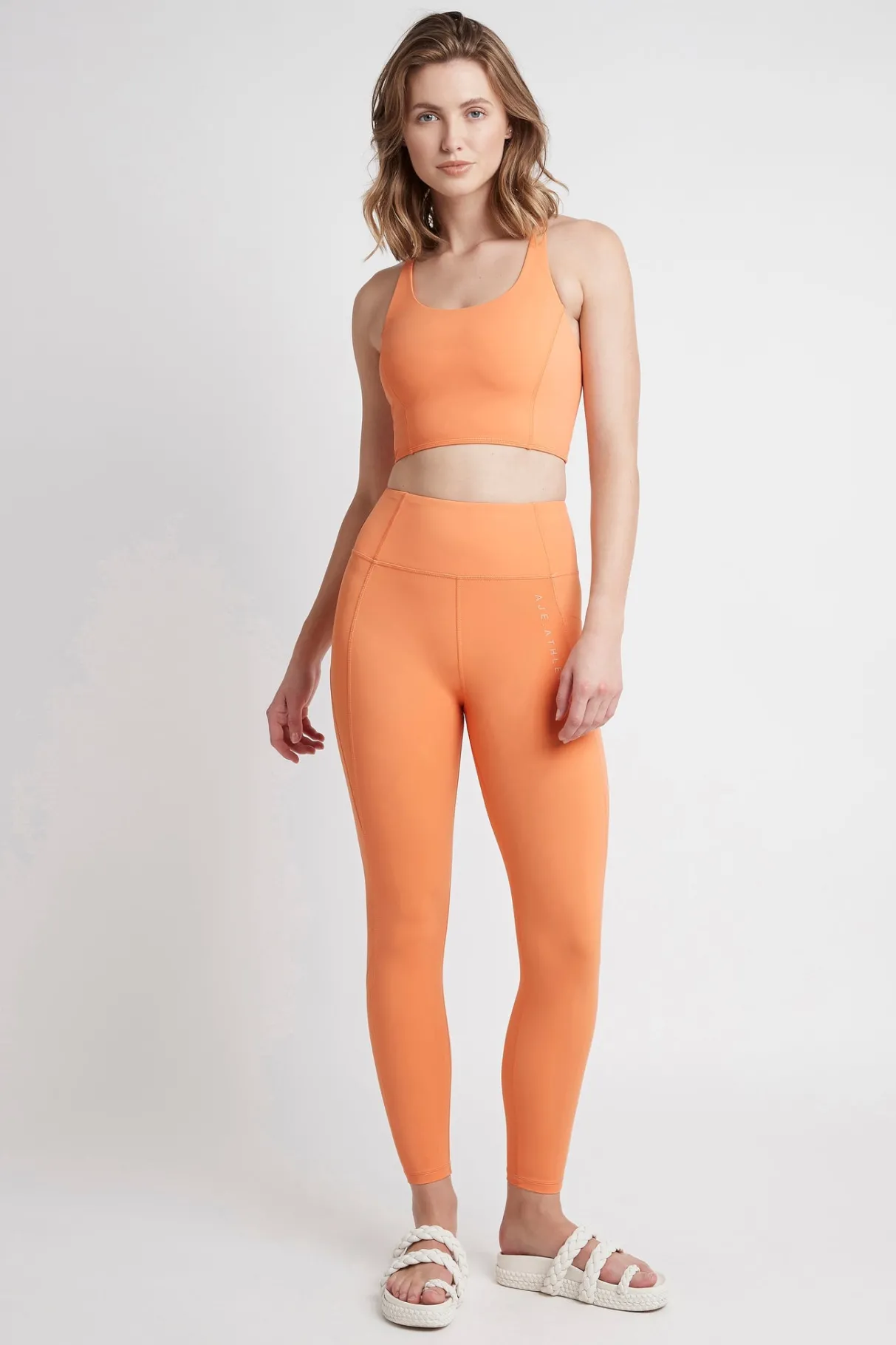 cross_back_crop_top__5-4.webp Best Sale Aje ATHLETICA Cross Back Crop Top 312 Tangerine Orange