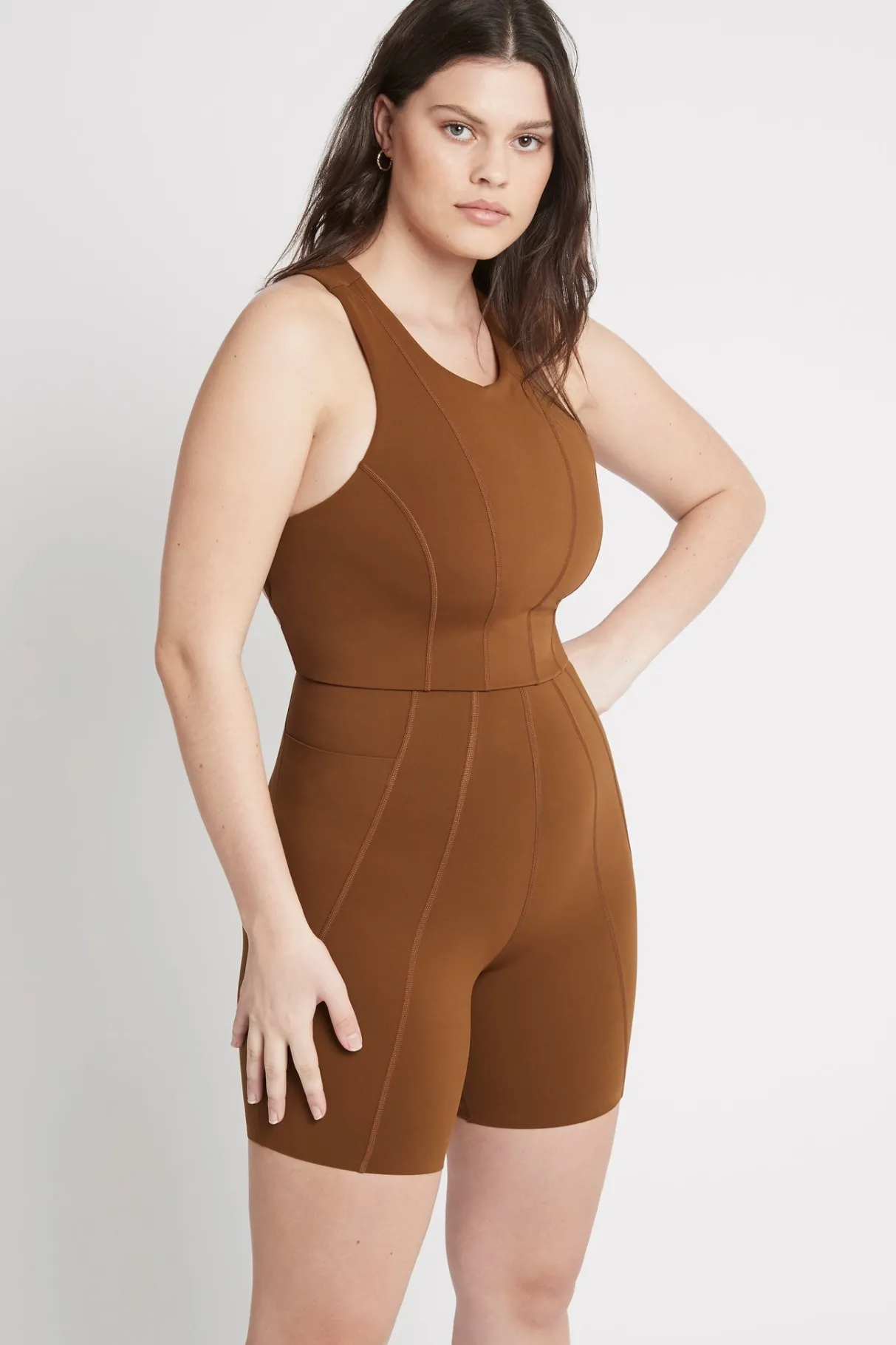 cross_back_crop_top__6-8.webp Shop Aje ATHLETICA Cross Back Crop Top 316 Coffee/Gold