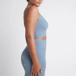 Shop Aje ATHLETICA Cross Back Crop Top 312 Storm Blue