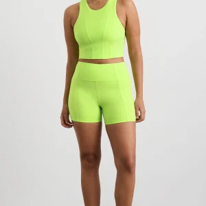 Flash Sale Aje ATHLETICA Cross Back Crop Top 316 Lime Green