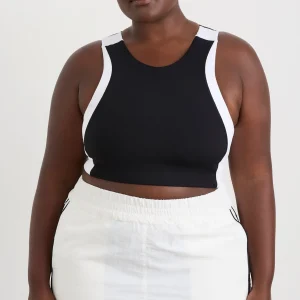 Outlet Aje ATHLETICA Cross Back Crop Top 311 Black