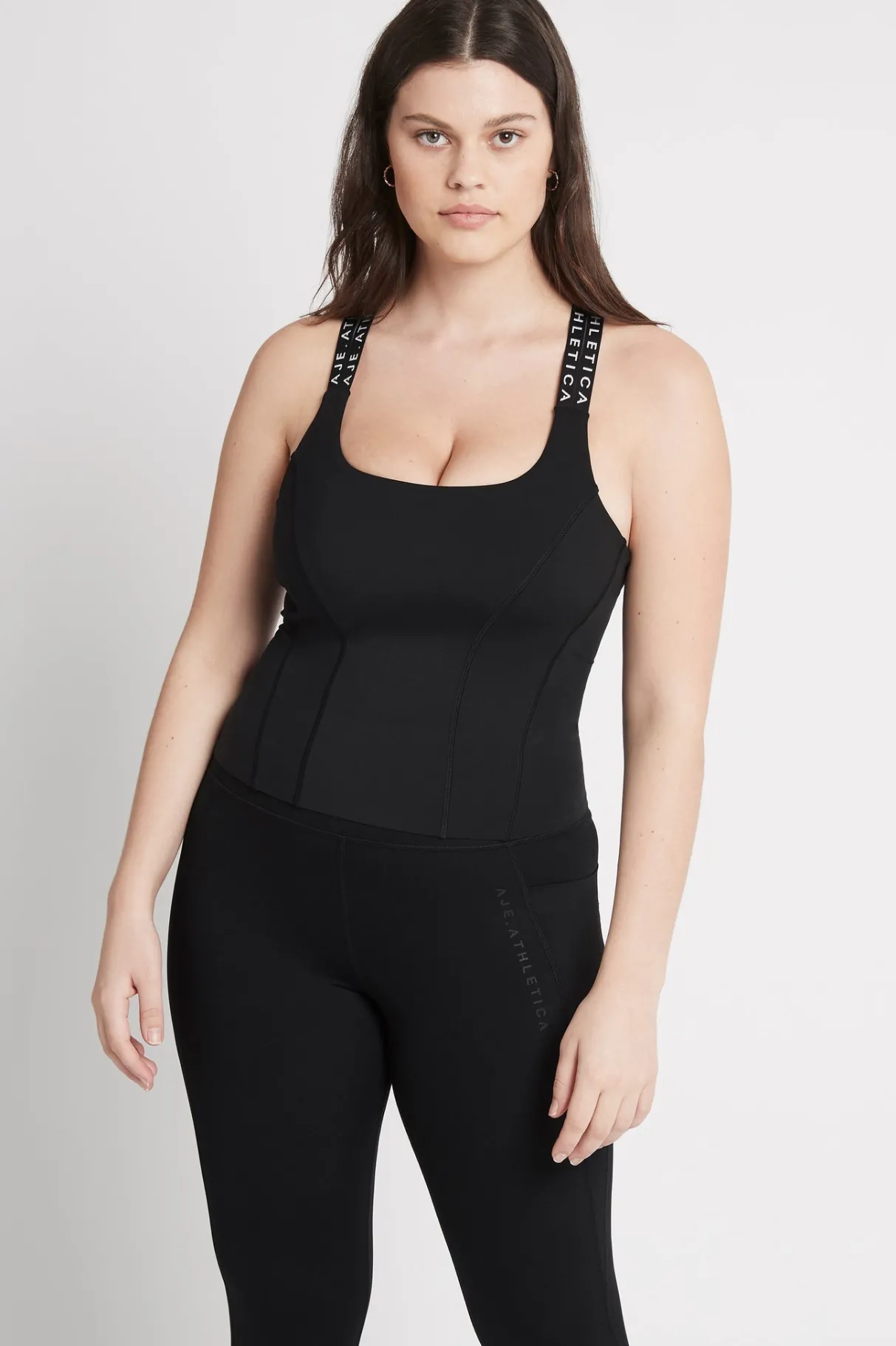 cross_back_logotape_tank__6.webp Hot Aje ATHLETICA Cross Back Logotape Tank 123 Black/White