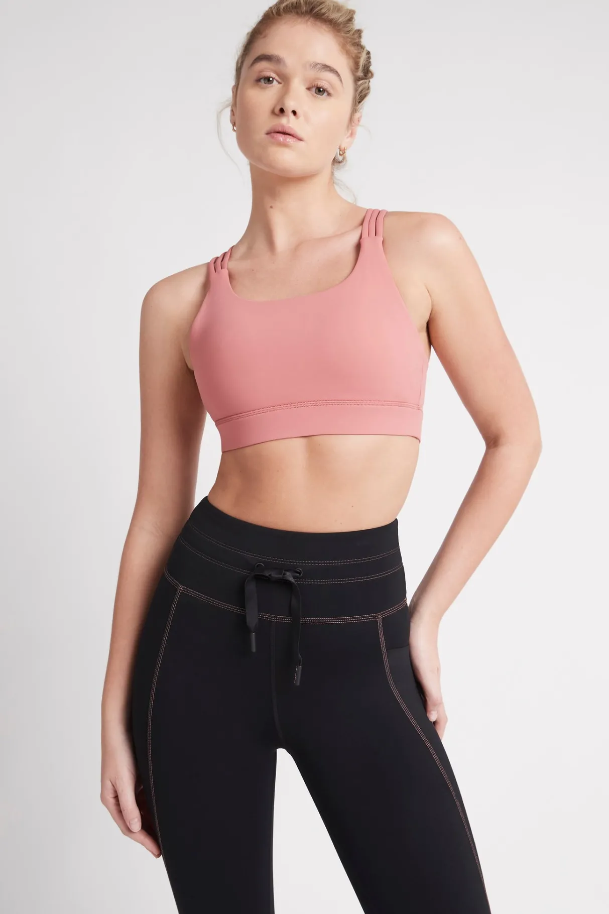 cross_back_sports_bra__0.webp Clearance Aje ATHLETICA Cross Back Sports Bra 323 Rose Pink/Rose Quartz
