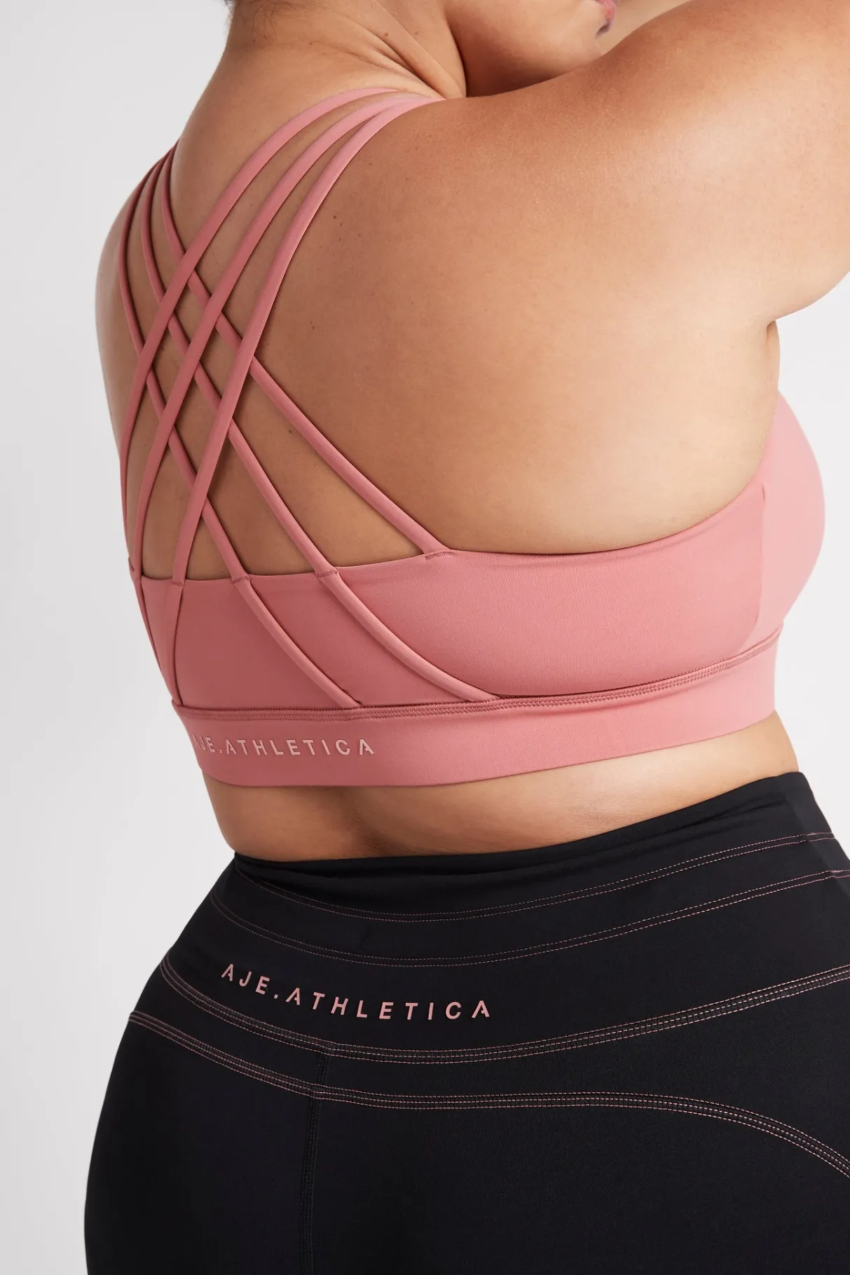 cross_back_sports_bra__12.webp Clearance Aje ATHLETICA Cross Back Sports Bra 323 Rose Pink/Rose Quartz