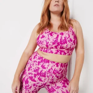 Online Aje ATHLETICA Cross Back Sports Bra 323 Painterly Pink