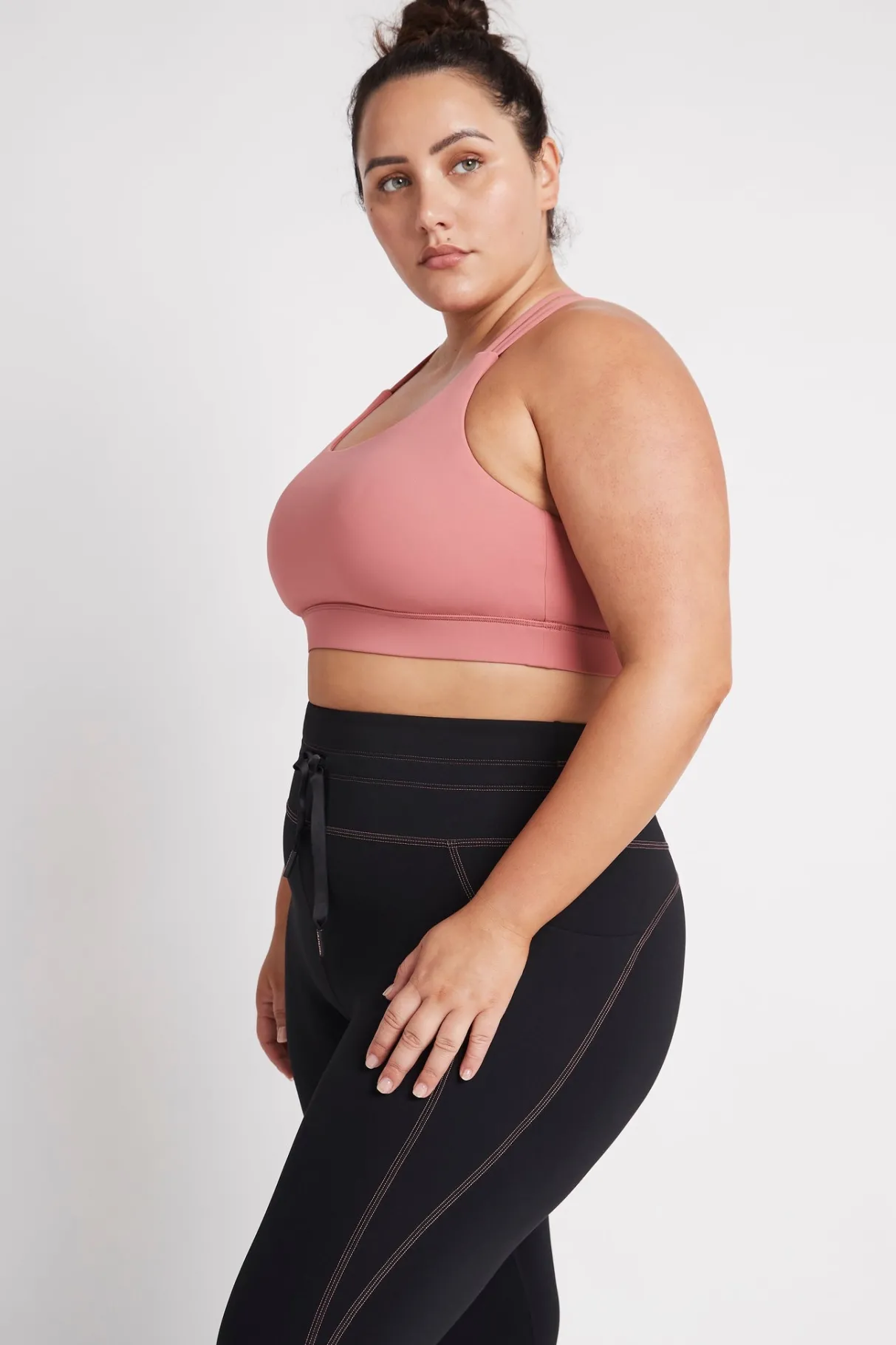 cross_back_sports_bra__13.webp Clearance Aje ATHLETICA Cross Back Sports Bra 323 Rose Pink/Rose Quartz