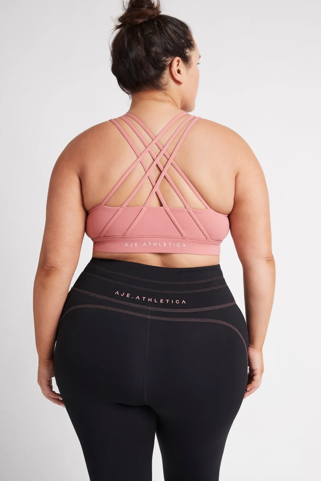 cross_back_sports_bra__14.webp Clearance Aje ATHLETICA Cross Back Sports Bra 323 Rose Pink/Rose Quartz
