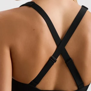 Online Aje ATHLETICA Cross Back Sports Bra 383 Black
