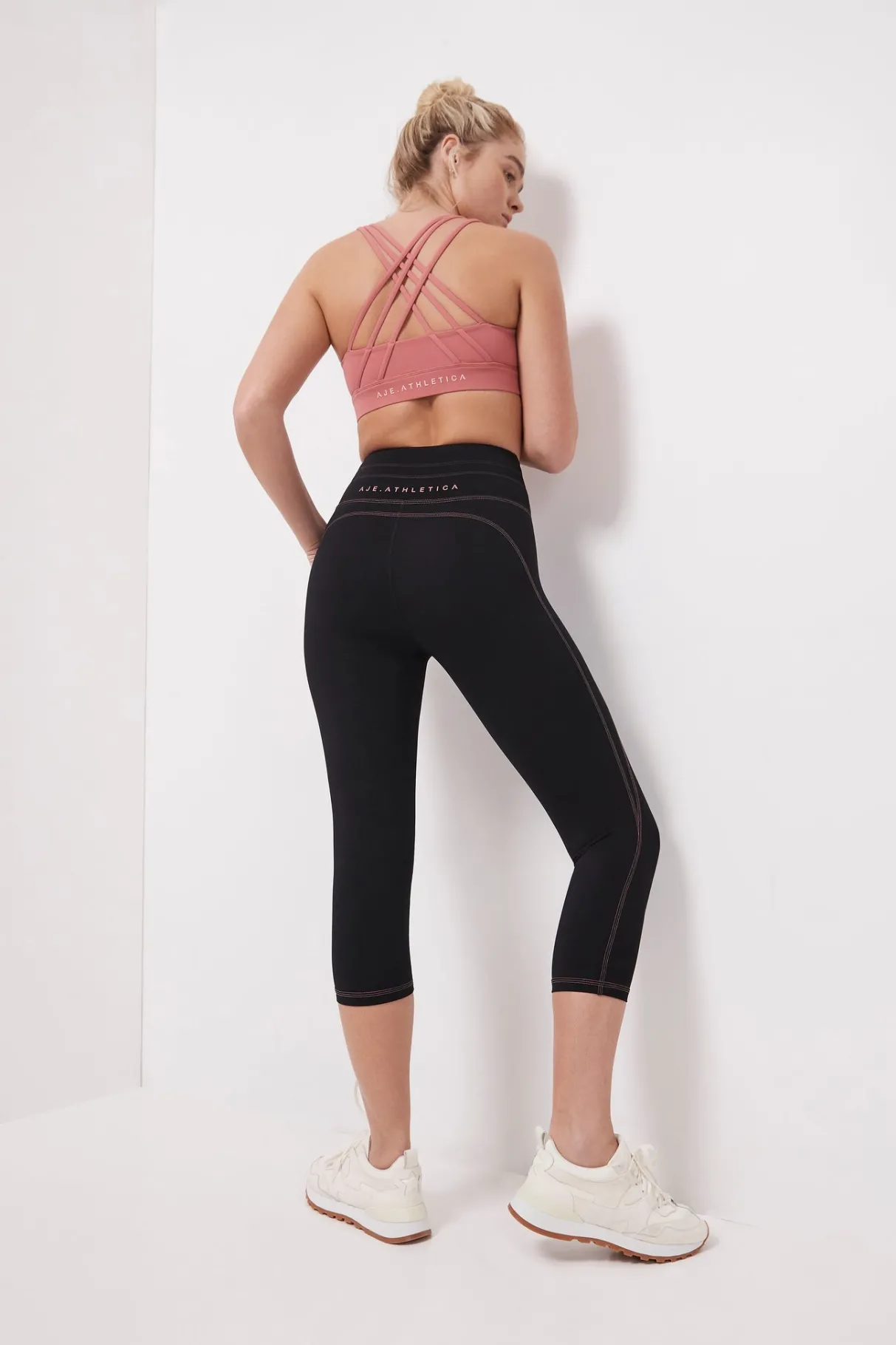 cross_back_sports_bra__5.webp Clearance Aje ATHLETICA Cross Back Sports Bra 323 Rose Pink/Rose Quartz