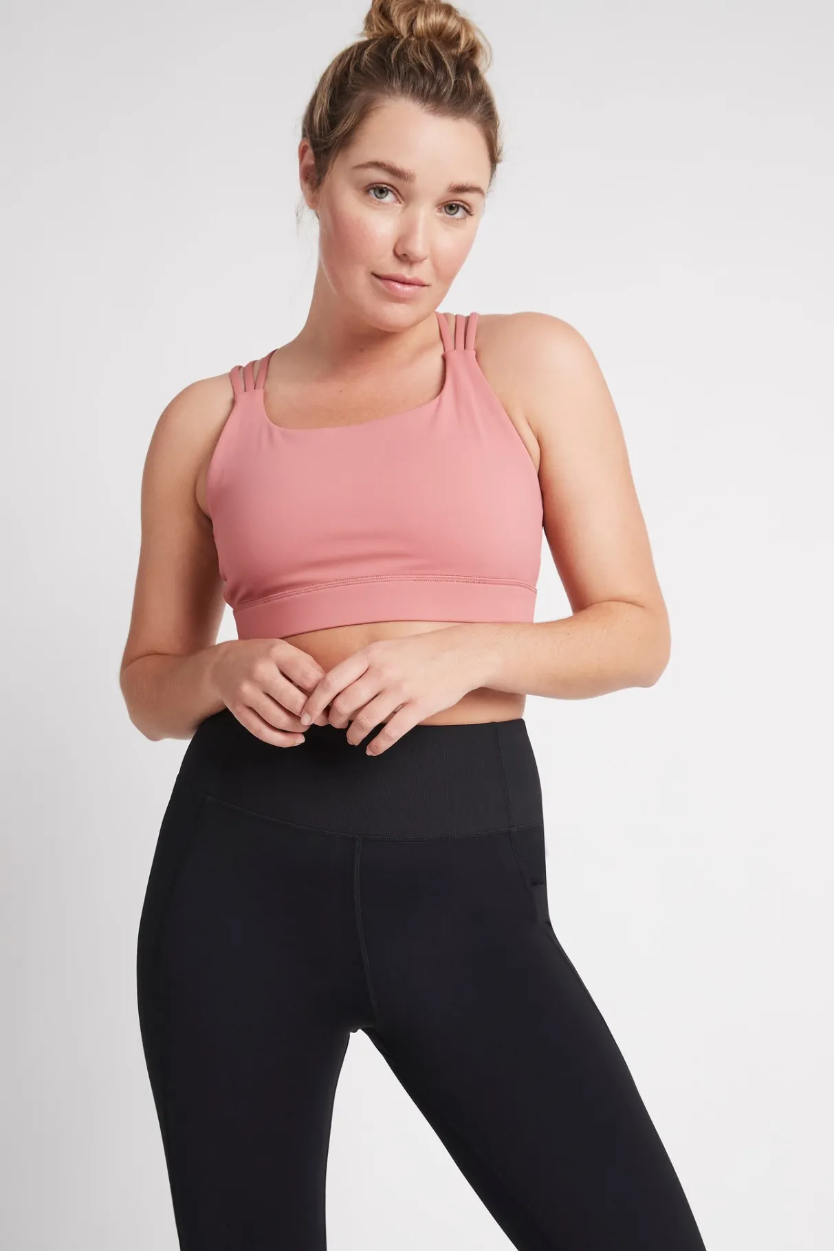 cross_back_sports_bra__6.webp Clearance Aje ATHLETICA Cross Back Sports Bra 323 Rose Pink/Rose Quartz