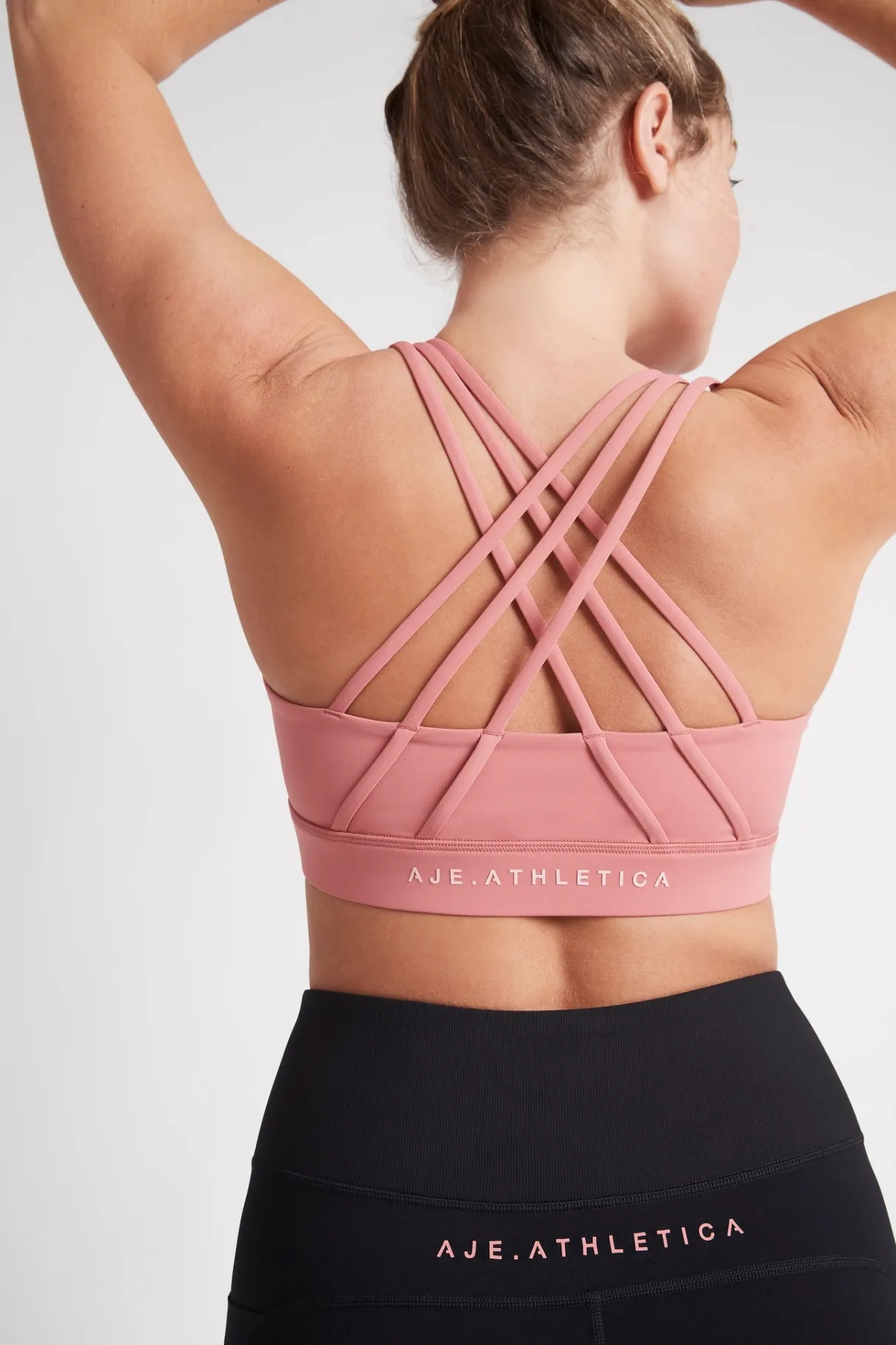 cross_back_sports_bra__7.webp Clearance Aje ATHLETICA Cross Back Sports Bra 323 Rose Pink/Rose Quartz