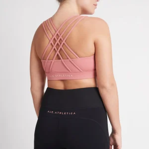 Clearance Aje ATHLETICA Cross Back Sports Bra 323 Rose Pink/Rose Quartz
