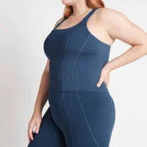 Discount Aje ATHLETICA Cross Back Tank 123 Midnight Blue