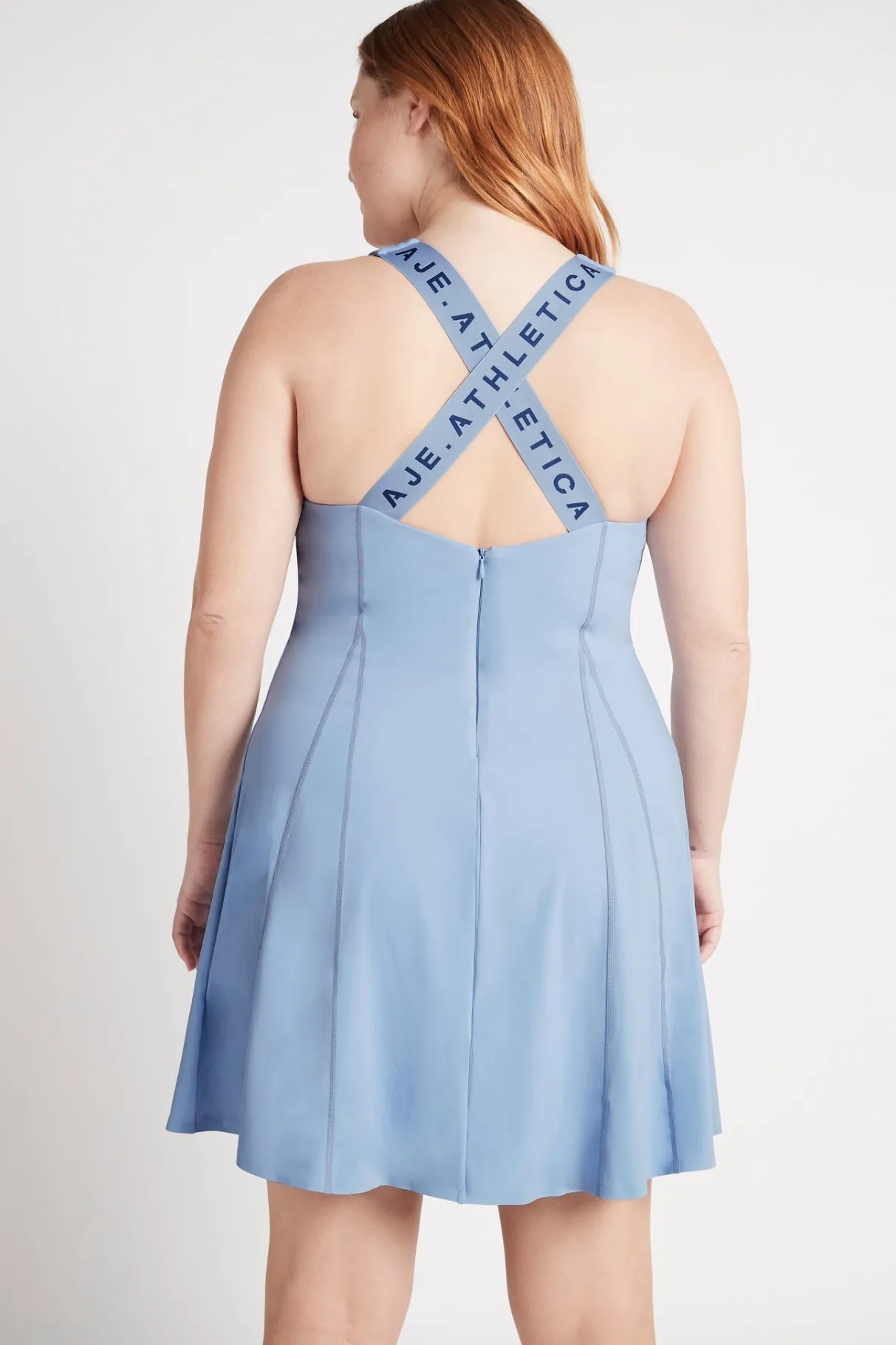 cross_back_tennis_mini_dress__16.webp Sale Aje ATHLETICA Cross Back Tennis Mini Dress 805 Steel Blue/Midnight Blue