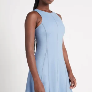 Sale Aje ATHLETICA Cross Back Tennis Mini Dress 805 Steel Blue/Midnight Blue