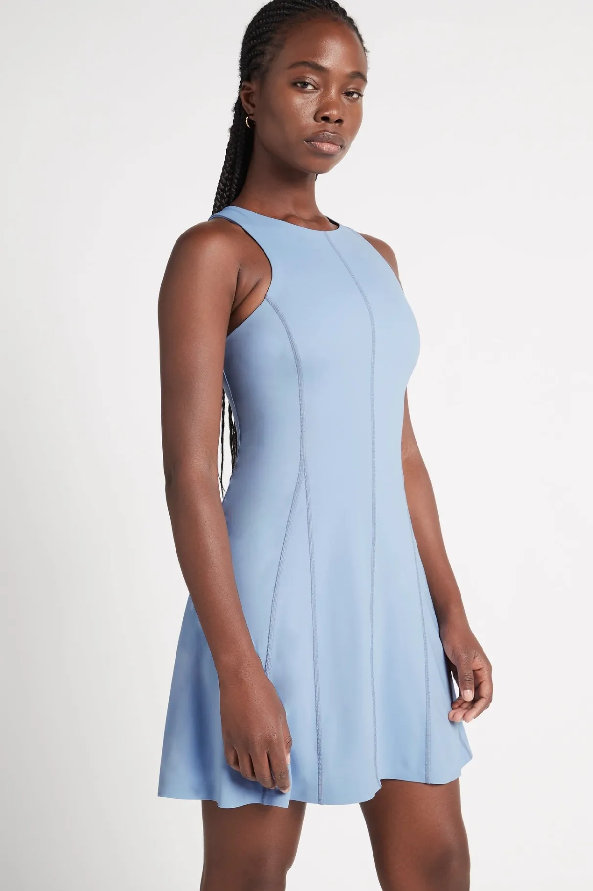 cross_back_tennis_mini_dress__3.webp Sale Aje ATHLETICA Cross Back Tennis Mini Dress 805 Steel Blue/Midnight Blue
