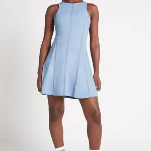 Sale Aje ATHLETICA Cross Back Tennis Mini Dress 805 Steel Blue/Midnight Blue
