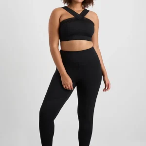 Outlet Aje ATHLETICA Cross Neck Sports Crop 384 Black