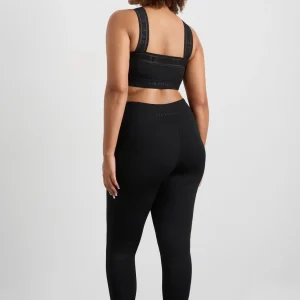 Outlet Aje ATHLETICA Cross Neck Sports Crop 384 Black