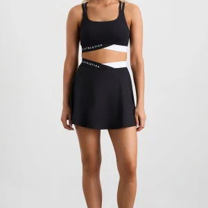 Discount Aje ATHLETICA Cross Over Tennis Skirt 639 Black/White